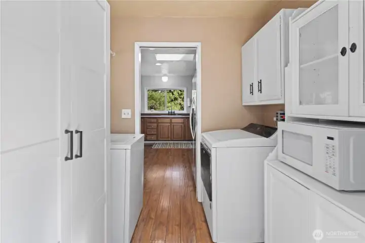 Galley Style laundry room