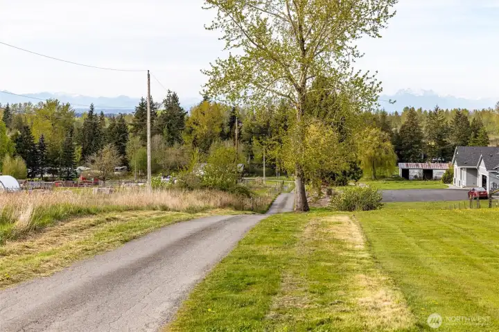 The road leading up to the property is under discussion to be blacktopped.