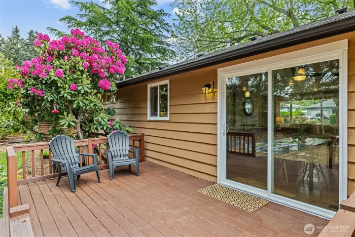 Extend your gatherings outdoors.