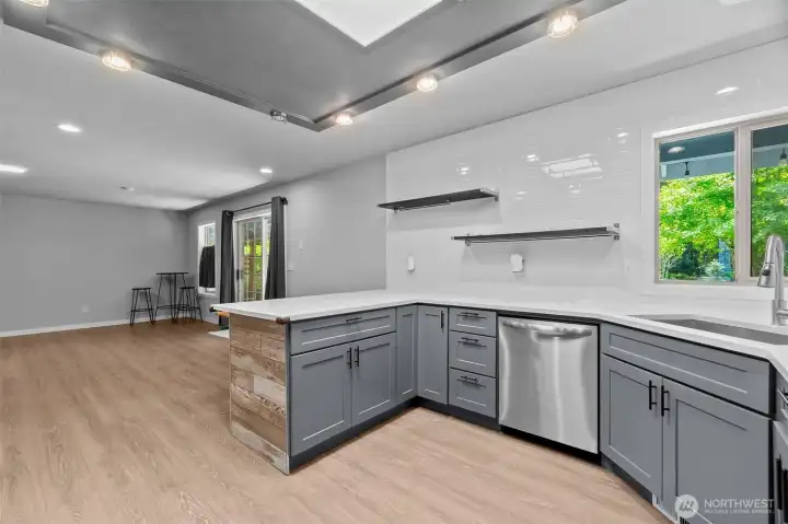 open concept kitchen