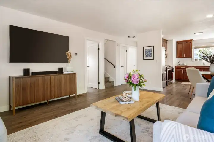 Before heading outside, one more view of the open floor plan on the main floor.