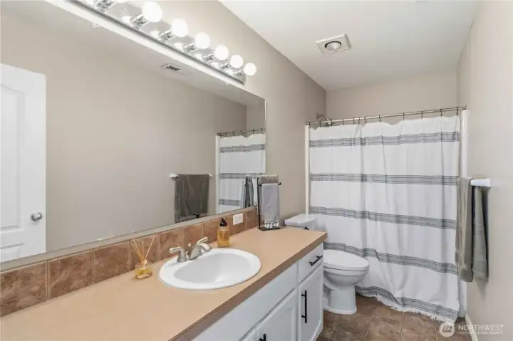 Upstairs bathroom Upstairs bathroom