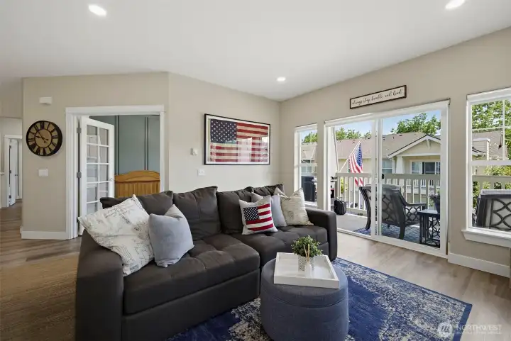 Oversized family room Oversized family room