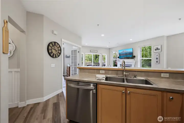 Kitchen open to your family & dining room Kitchen open to your family & dining room