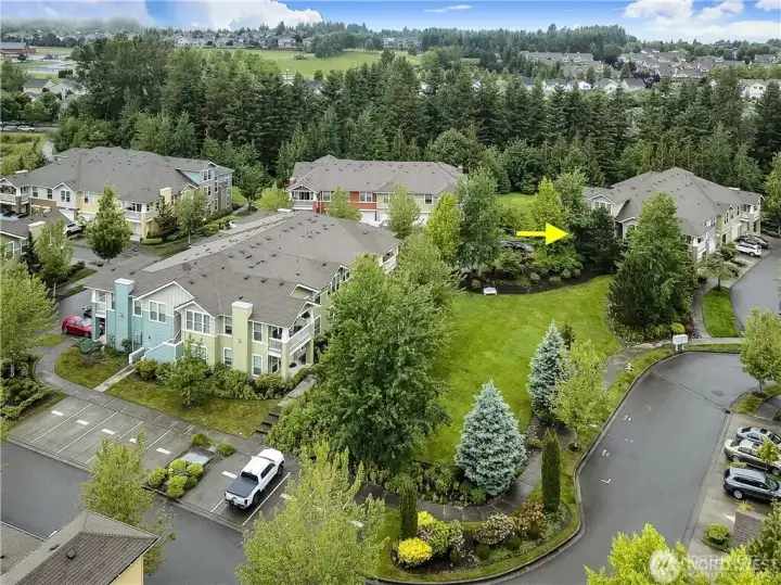 Enjoy this large grass area just outside of your front door! Enjoy this large grass area just outside of your front door!