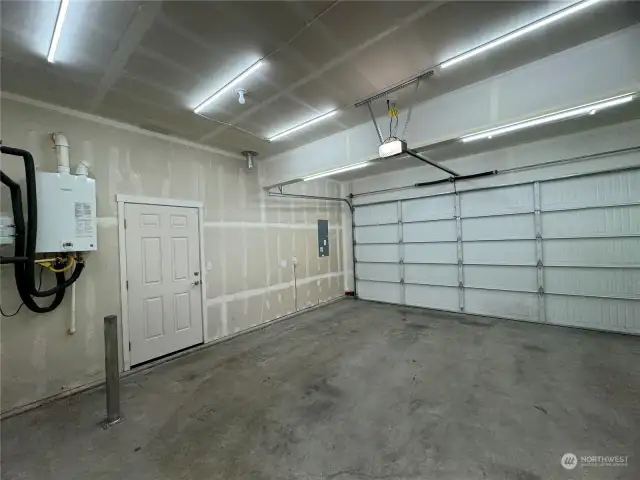 Garage showing exterior door.