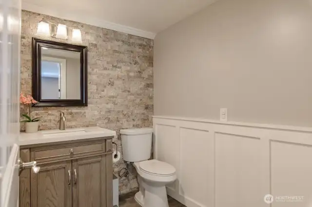 Main floor half bath