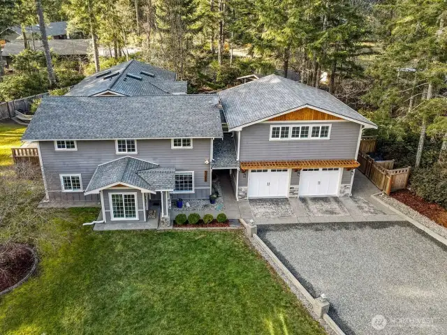 Aerial of main house