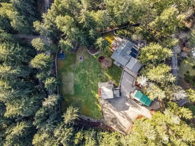 Aerial of entire property