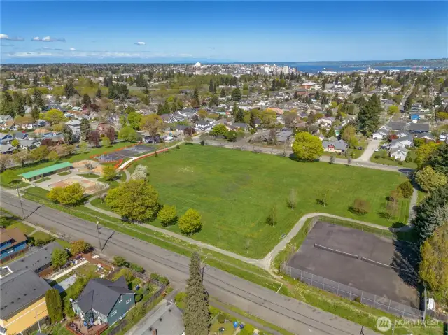 Set in Tacoma's Eastside, this house is just a couple of blocks (0.3 miles) from Verlo Park & Playfield with a summer sprayground.