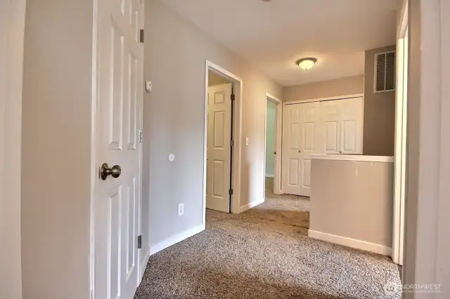Laundry is also conveniently located on the 2nd level and all appliances stay! Laundry closet straight ahead.