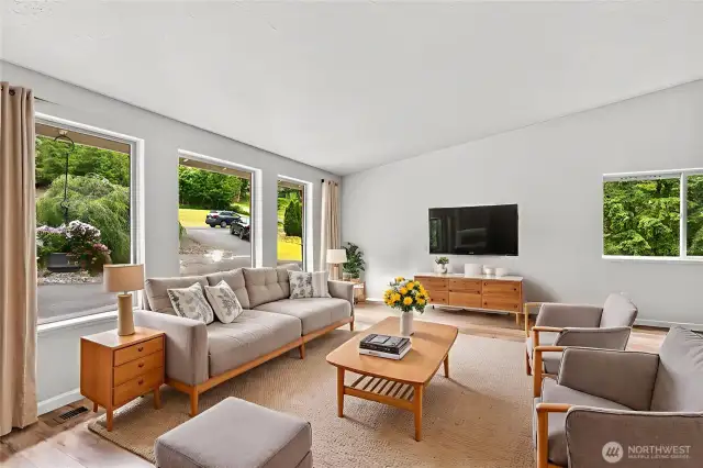 Upstairs: main living room