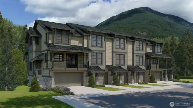 Exterior Rendering- For marketing purposes only. Colors and features may vary.