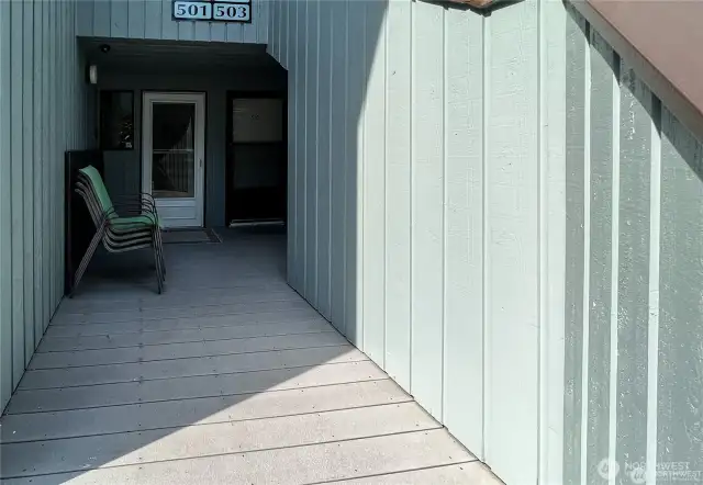 Entry in unit!
