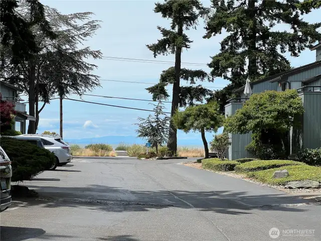 View of the bay from the unit.