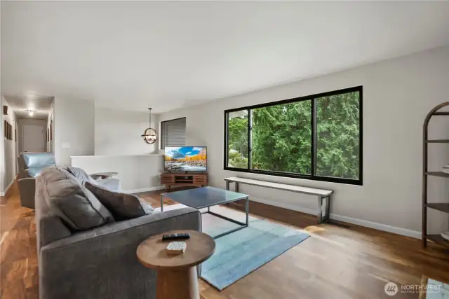 Beautiful picture window - all windows updated to energy efficient triple pane!