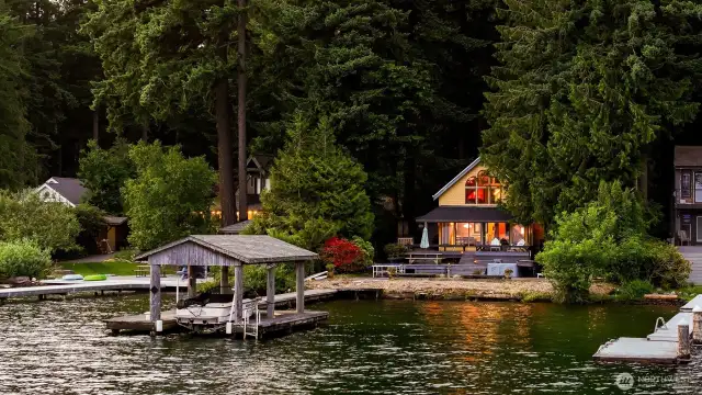 Covered boat parking