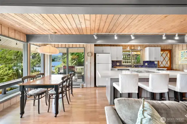 Kitchen with eating space
