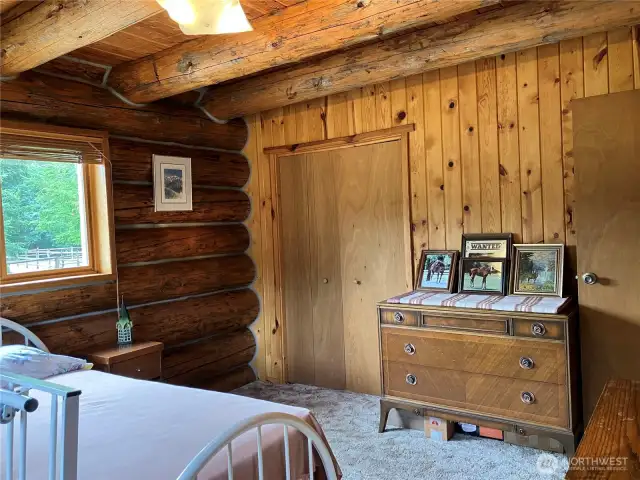 The second of 2 main floor bedrooms.