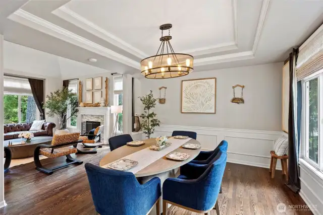 Dining area off the kitchen