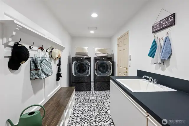 Updated laundry room -