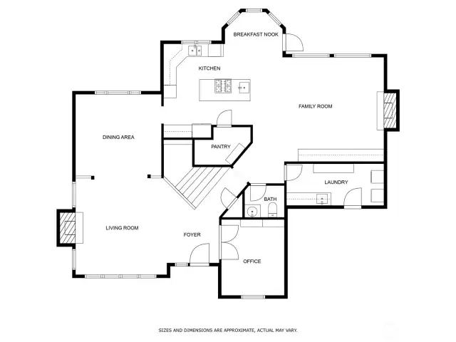 Mainfloor floorplan