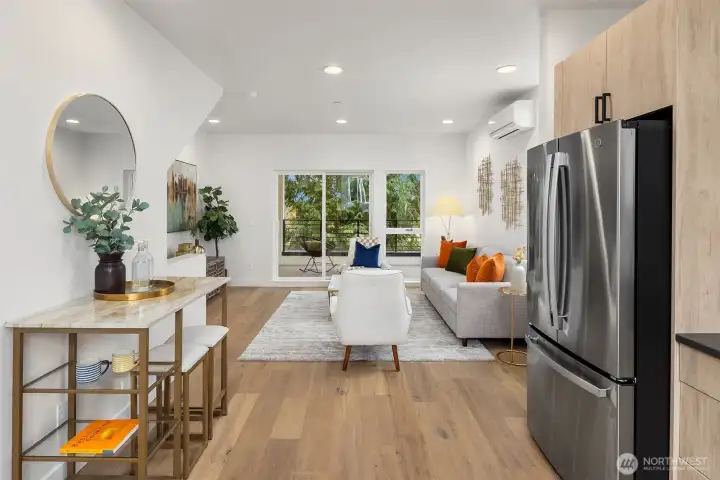 Photo from model home with similar floor plan