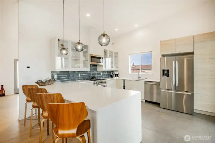 Bar space is great for entertaining