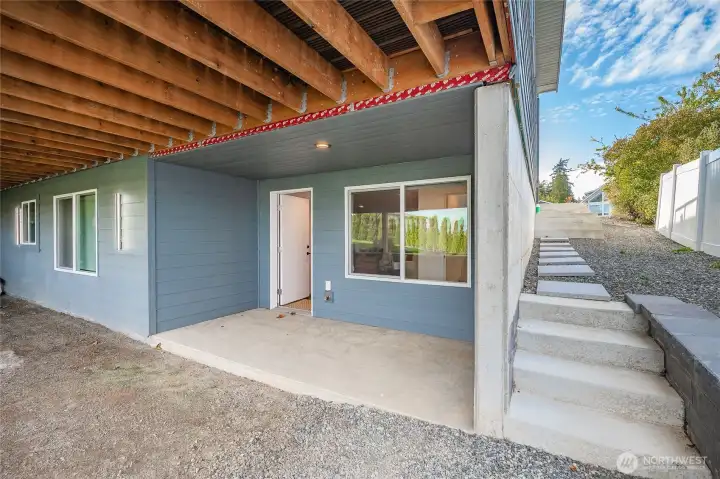 Lower level separate entry