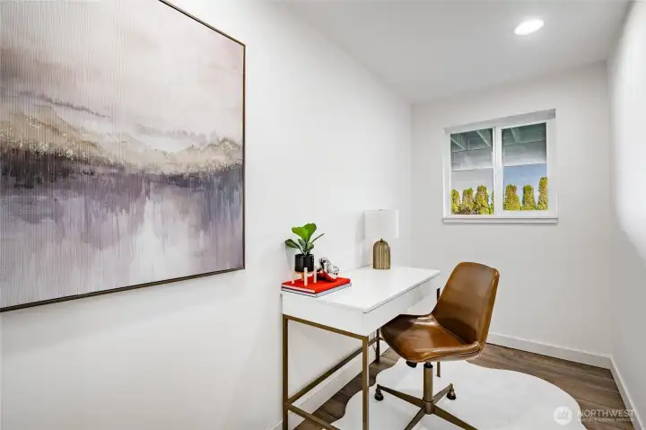 Lower level office space