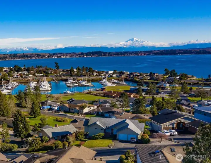View from above the house