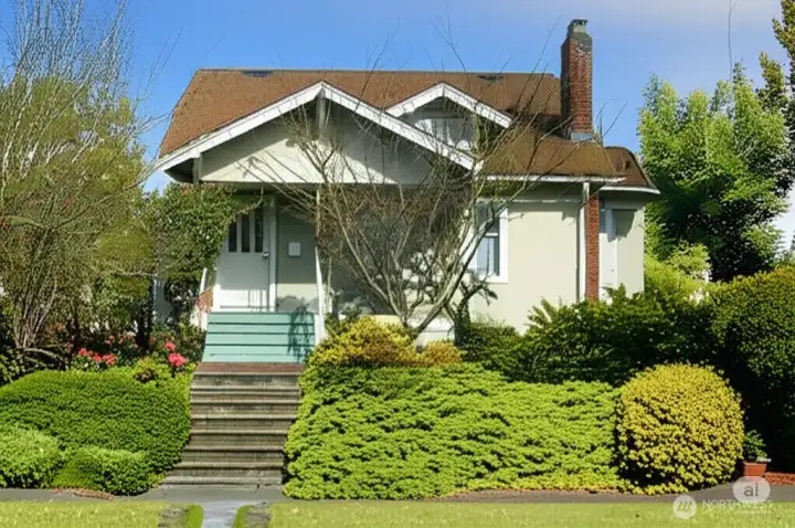 Rendering of Front of House