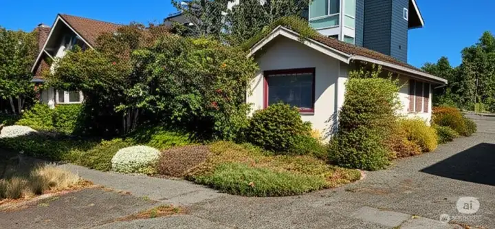 Rendering of Garage into DADU & House