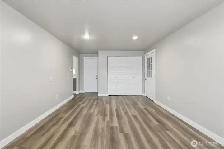 EZ Access To W/D Hook -Up Behind Bi-Fold Doors.