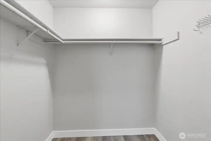 Walkin Closet in Primary Bedroom