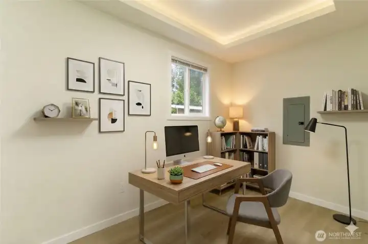 Main Floor Office - virtually staged