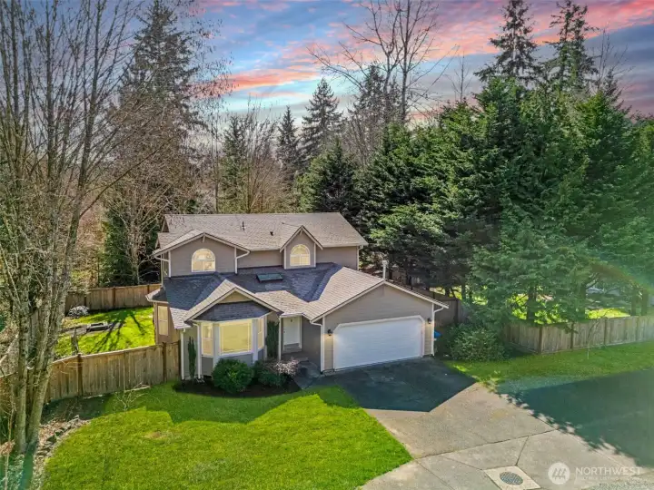 Updated home offers unexpected privacy in great West Olympia location. Abutting green belt with fully fenced rear yard, newer Trex deck and firepit too.   Minutes to 101, shopping, schools and restaurants and medical.