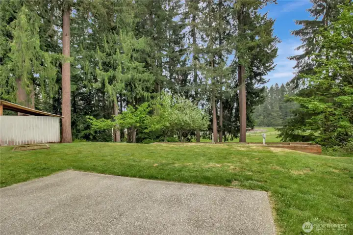 Patio off kitchen family room is the perfect spot for enjoying the views