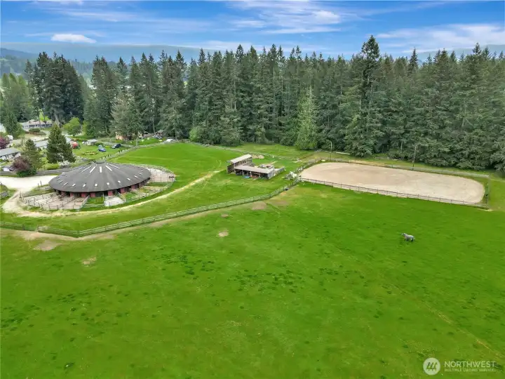 Lotsof land to ride and take care of horses