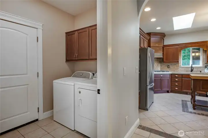 Laundry area