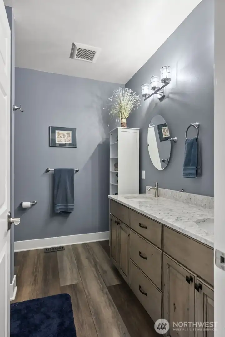 2nd Bathroom with double vanity