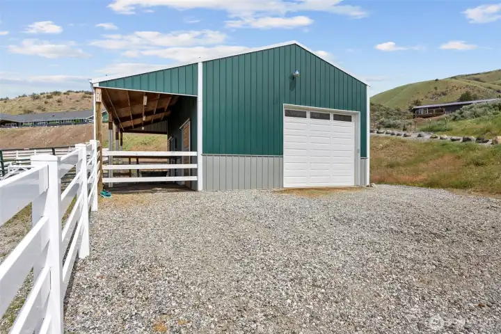 Barn with stables