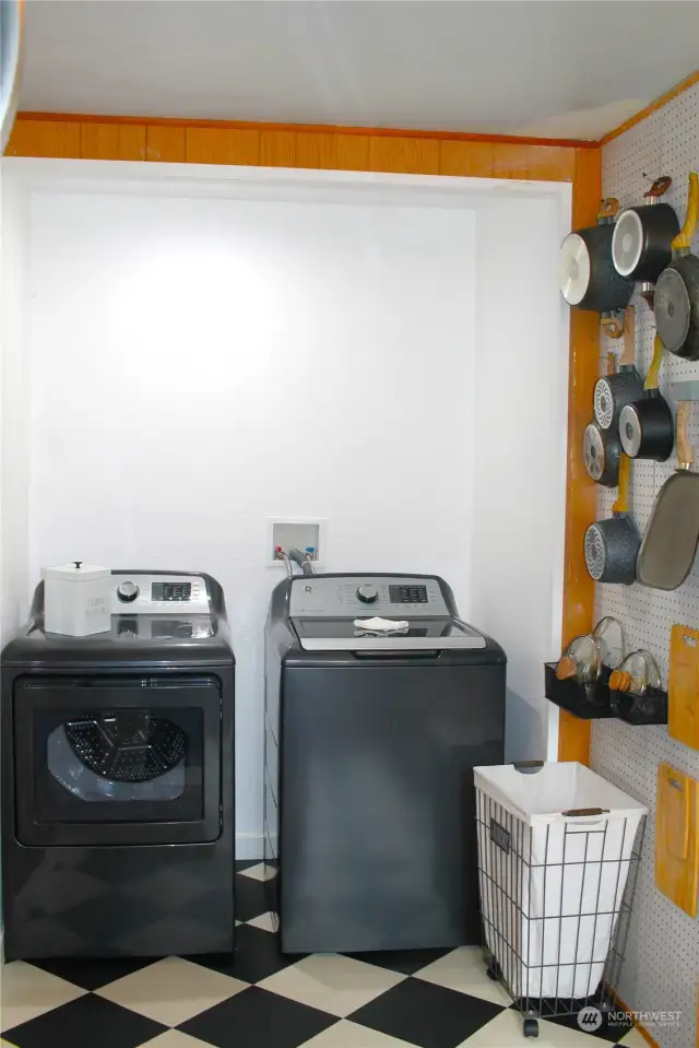 Laundry area.