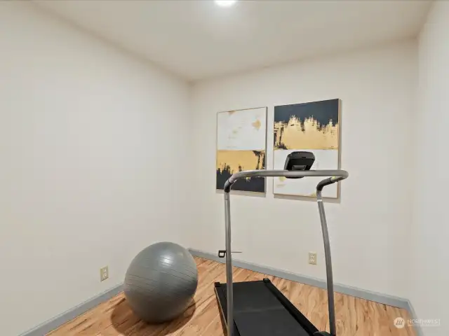 Large storage closet or a great space for ahome gym