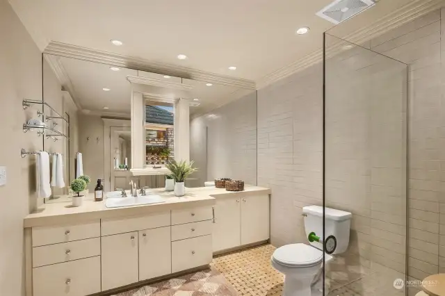 Secondary bathroom