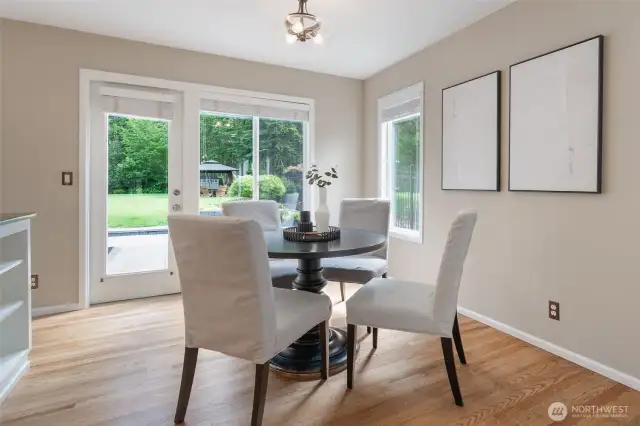 Dining room in Kitchen