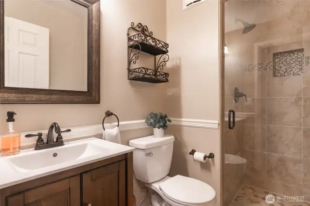 3/4 bath on Main Floor