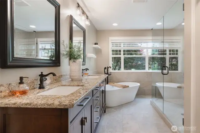 Updated Luxury Primary Bathroom