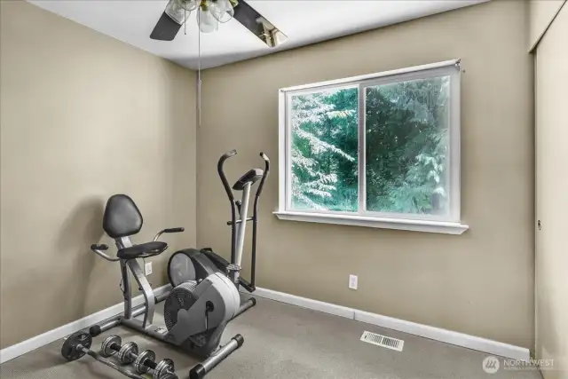 4th Bedroom/Exercise Room.