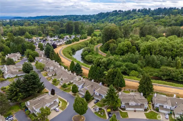 Prime spot close to the beautiful Green River Trail for walking and biking.